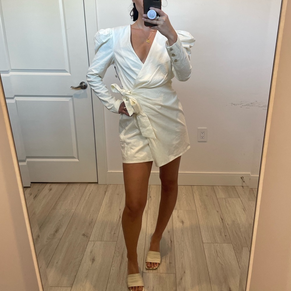 NWT LPA Revolve Linen Dress - Picture 6 of 16